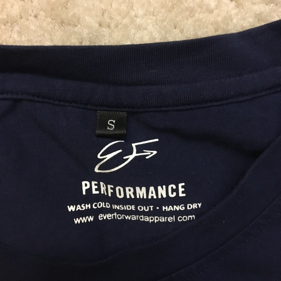 Ever Forward Box Logo Tee - Navy - Picture 3 of 3